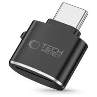 Tech-Protect UltraBoost microSD card reader adapter with USB-C - black
