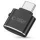 Tech-Protect UltraBoost microSD card reader adapter with USB-C - black