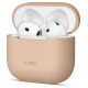 Tech-Protect Silicone Case for Apple AirPods 4 - Beige