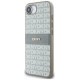 Dkny Repeat Texture Pattern with Tonal Stripe iPhone 16e Case - Beige