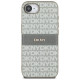 Dkny Repeat Texture Pattern with Tonal Stripe iPhone 16e Case - Beige