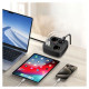 Tech-Protect PCS3X4 power strip, 3 sockets, 2xUSB-A, 2xUSB-C 200 cm - black