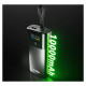 SBS 10000mAh PD 20W Powerbank with LCD Display and Built-in USB-C Cable - Gray