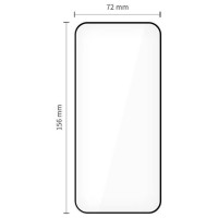 Tech-Protect Quick Set+ 2-pack tempered glass for iPhone 15 Pro Max - black