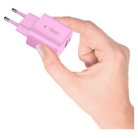 Tech-Protect NCA30 PD 30W QC3.0 USB-A / USB-C Wall Charger - Pink