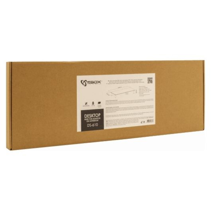 Sbox DS-610 Desktop Riser for Monitor or Notebook