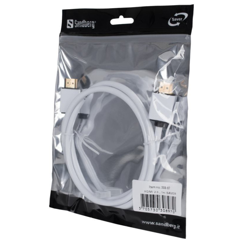 Sandberg 308-97 HDMI 2.0, 1m SAVER