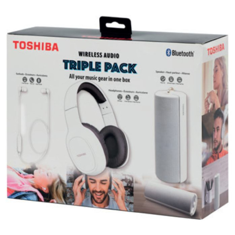 Toshiba Wireless Audio Triple Pack HSP-3P19 White
