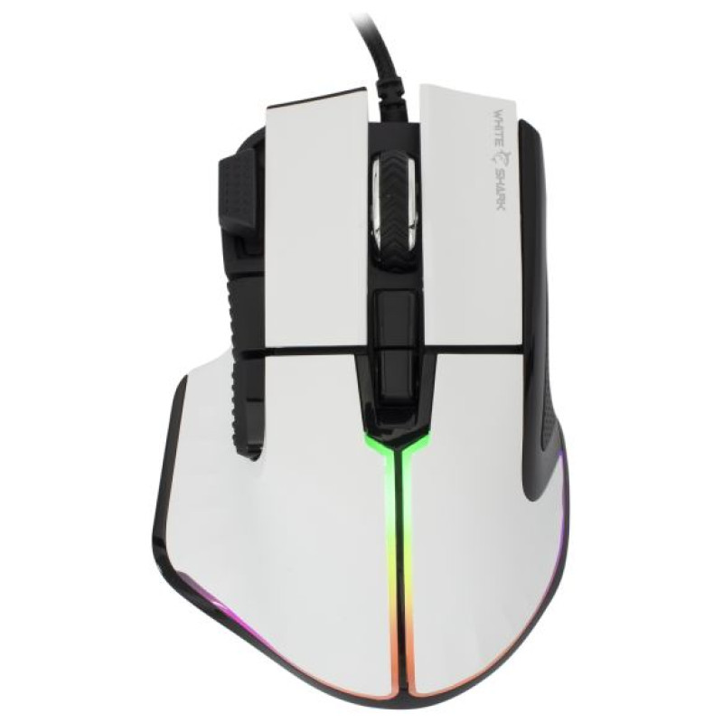 White Shark GM-9006 MARROK White RGB / 12.000 dpi