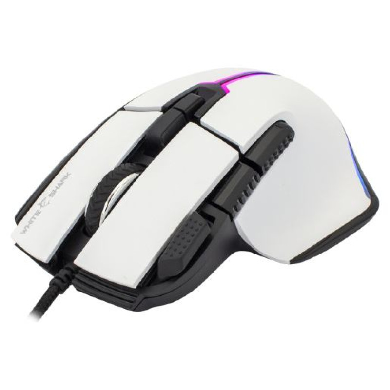White Shark GM-9006 MARROK White RGB / 12.000 dpi