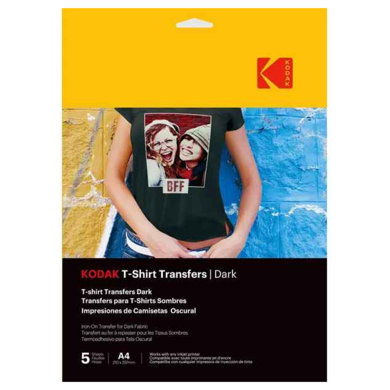 Kodak T-Shirt Transfers Dark 5pcs (3510553)