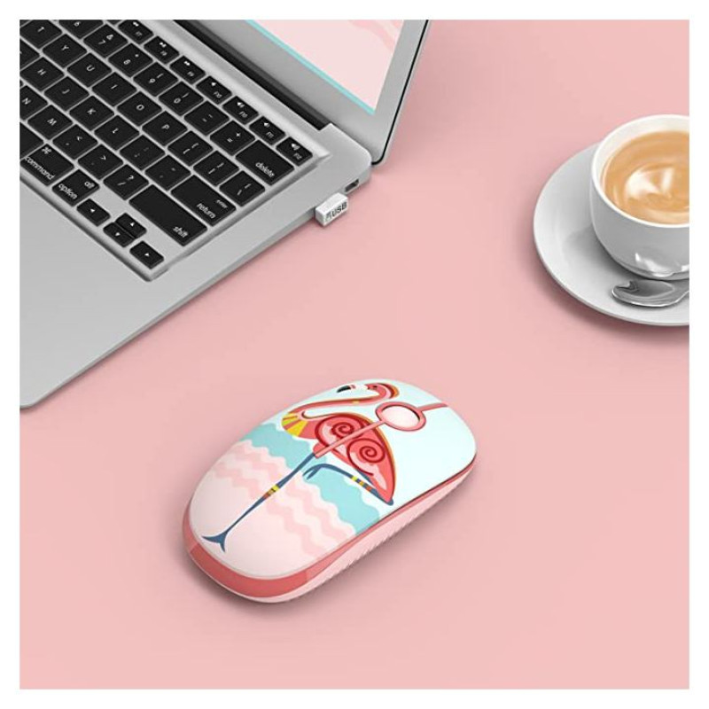 Tellur Kids Wireless Mouse Flamingo