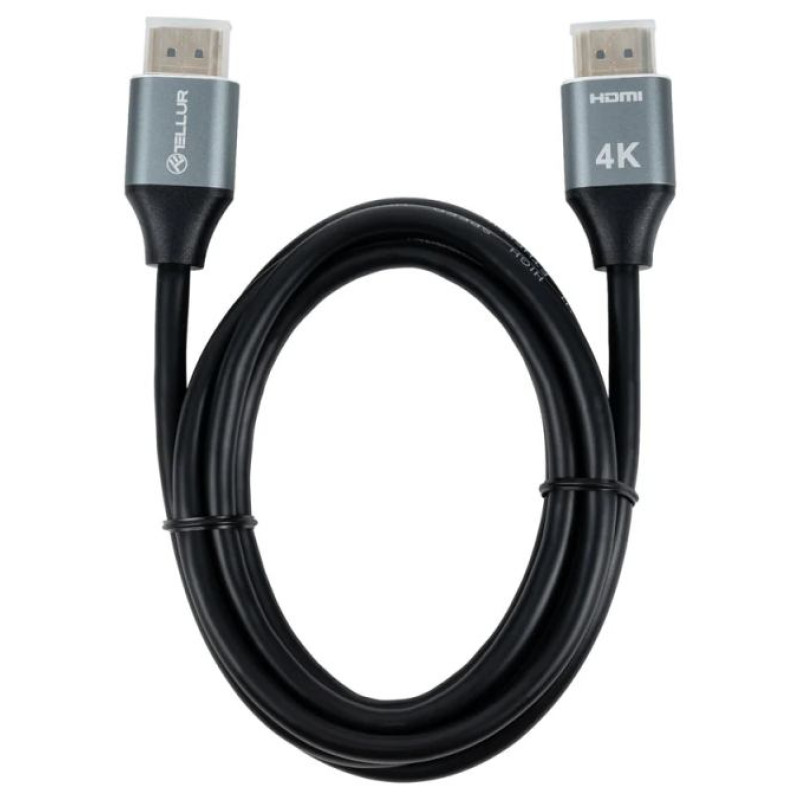 Tellur High Speed HDMI 2.0 cable, 4K 18Gbps plug-plug Ethernet gold-plated 3m black