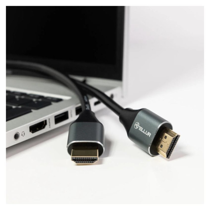 Tellur High Speed HDMI 2.0 cable, 4K 18Gbps plug-plug Ethernet gold-plated 3m black