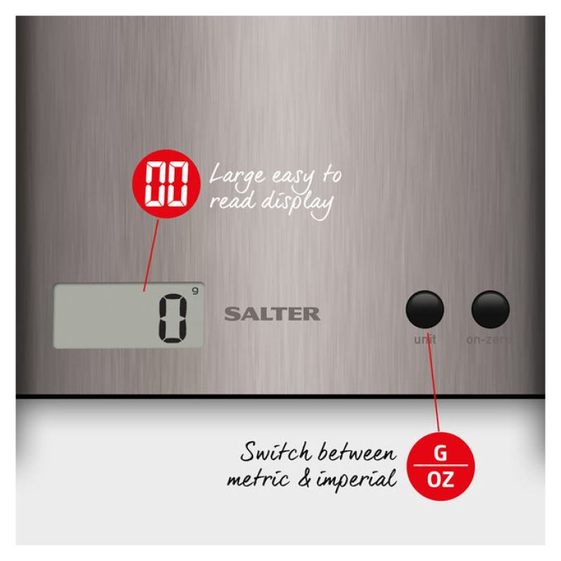 Salter 1087 SSDRCEU16 Pro Silver