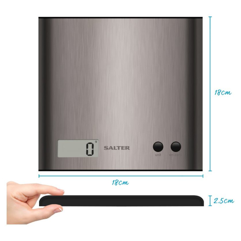 Salter 1087 SSDRCEU16 Pro Silver