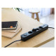 Tracer 47027 Power Line+ 1.5m (4 outlets +3x USB A, 5V 2,4A)