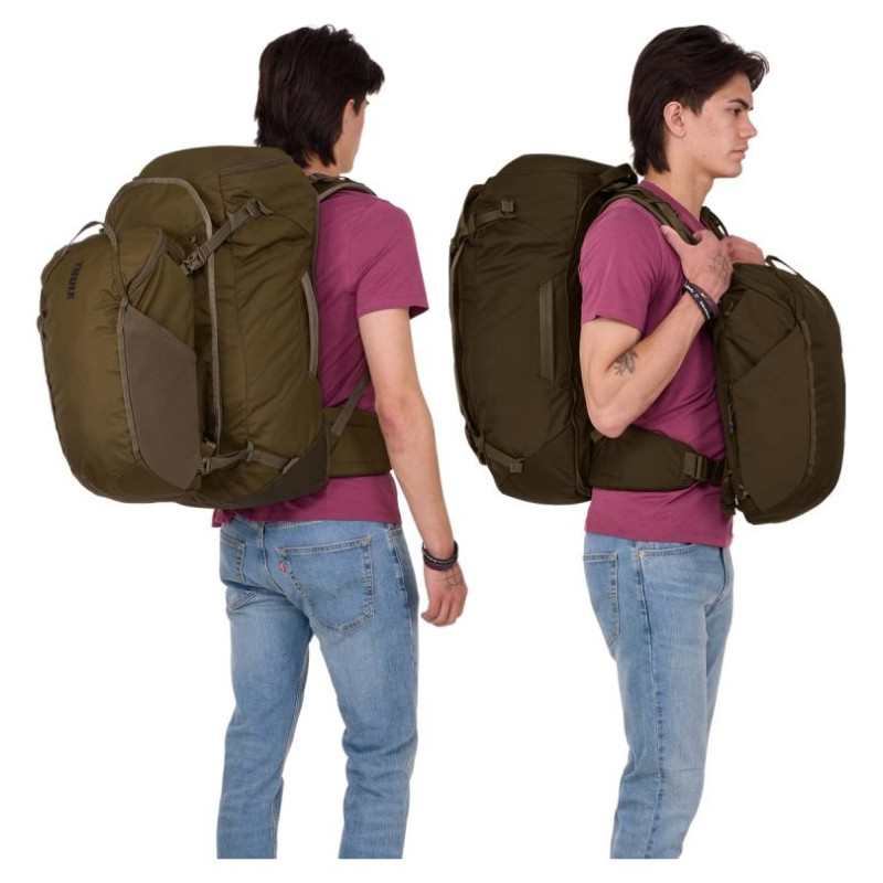 Thule 5318 Landmark 70L Unisex Travel Pack Deep Khaki