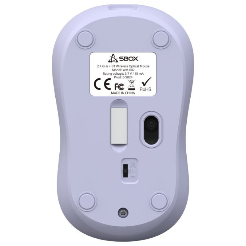 Sbox WM-602 Purple Wireless