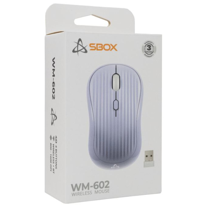 Sbox WM-602 Purple Wireless