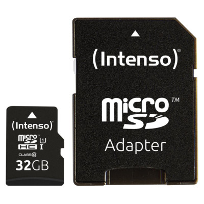 Intenso MEMORY MICRO SDHC 32GB UHS-I/W/ADAPTER 3423480 INTENSO