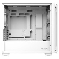 Asus Case|ASUS|A23 PLUS|MidiTower|Case product features Transparent panel|MicroATX|MiniITX|Colour White|A23PLUSTG/ARGBWHITE