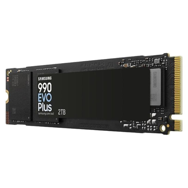 Samsung SSD|SAMSUNG|990 EVO Plus|2TB|M.2|PCIe Gen5|NVMe|TLC|Write speed 6300 MBytes/sec|Read speed 7250 MBytes/sec|2.38mm|TBW 1200 TB|MZ-V9S2T0BW