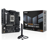 Asus Mainboard|ASUS|AMD B850|SAM5|Micro-ATX|Memory DDR5|Memory slots 4|1xPCI-Express 4.0 1x|1xPCI-Express 4.0 16x|1xPCI-Express 5.0 16x|3xM.2|1xHDMI|2xDisplayPort|4xUSB 2.0|2xUSB 3.2|2xUSB-C|1xPS/2|1xRJ45|3xAudio port|TUFGAMINGB850M-EWIFI