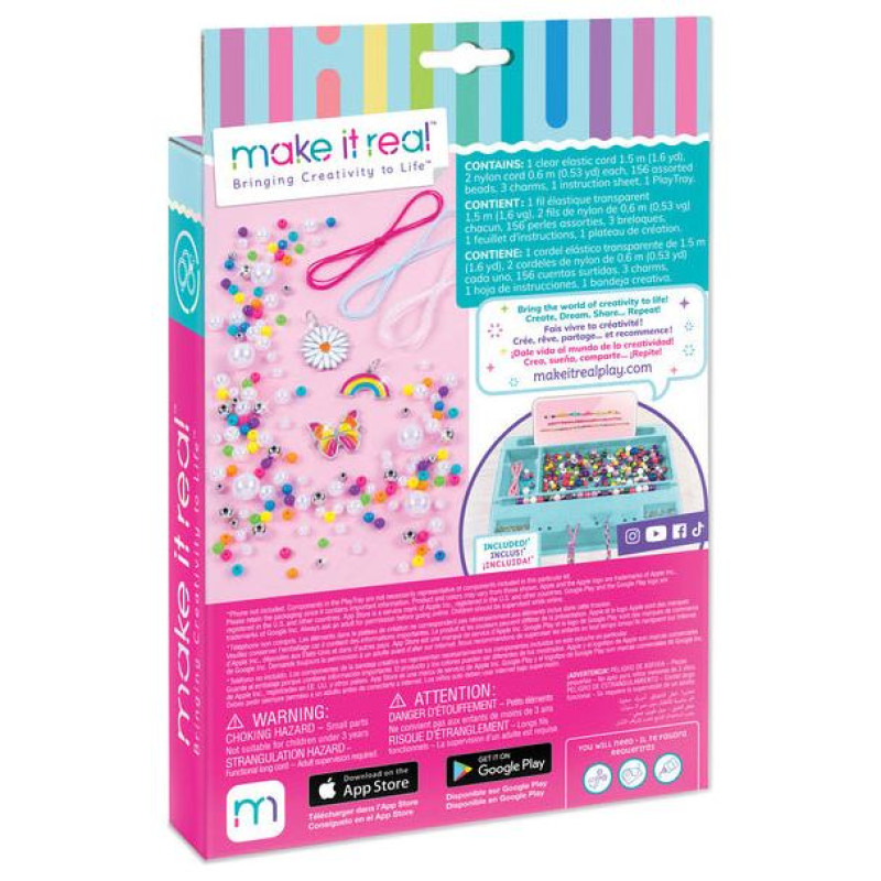 Make It Real DIY Rokassprādžu komplekts Varavīksnes dārgumi