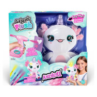 Airbrush PLUSH Plīša DIY komplekts Aksolotradzis ar aerogrāfu