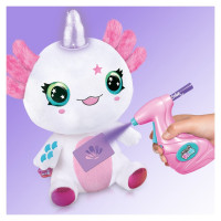 Airbrush PLUSH Plīša DIY komplekts Aksolotradzis ar aerogrāfu