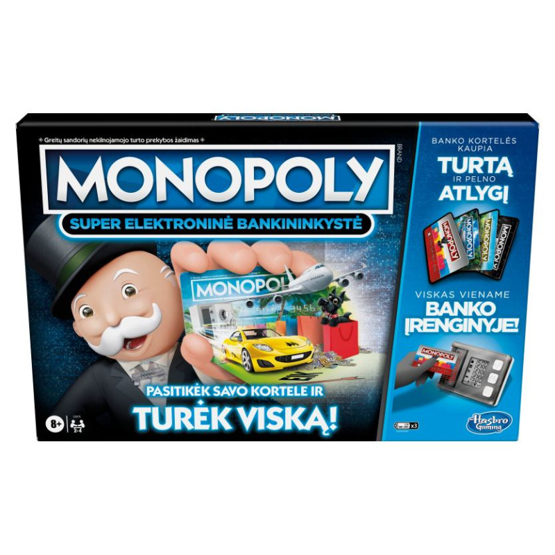 Monopoly Настольная игра Монополия Бонусы без границ (на литовском яз.)