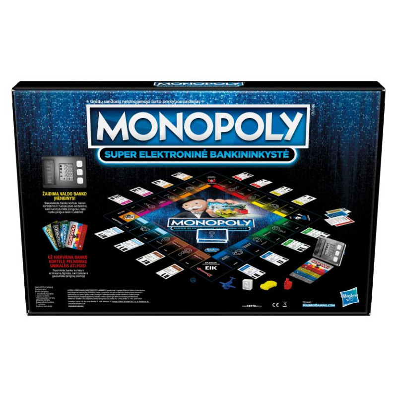 Monopoly Настольная игра Монополия Бонусы без границ (на литовском яз.)
