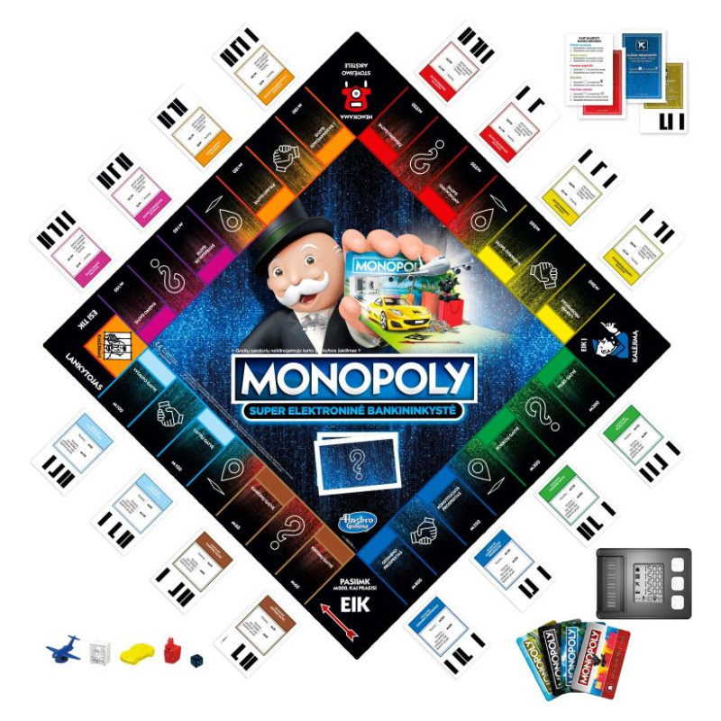 Monopoly Настольная игра Монополия Бонусы без границ (на литовском яз.)