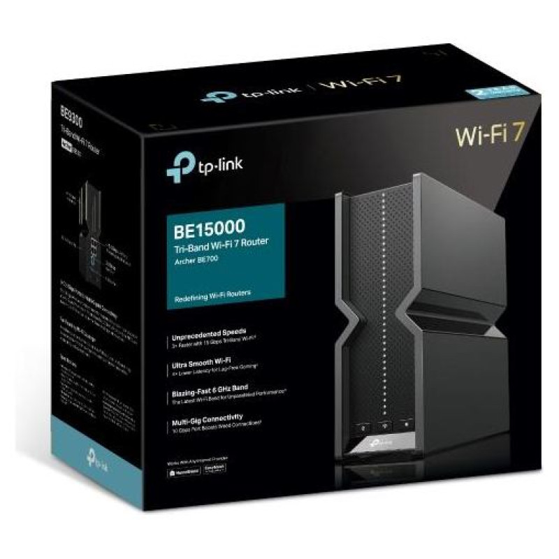 Tp-Link Wireless Router|TP-LINK|Wireless Router|1500 Mbps|Mesh|Number of antennas 6|ARCHERBE700