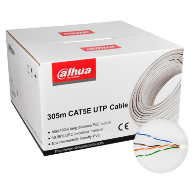 Dahua CABLE CAT5E UTP 305M WHITE/PFM920I-5EUN DAHUA