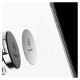 Baseus Magnet Iron Suit self-adhesive plates for magnetic holders - silver and black (2 pcs.)