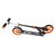 Muuwmi Aluminium Scooter skrejritenis 200 mm, melns/oranžs - AU 116
