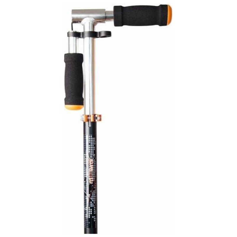 Muuwmi Aluminium Scooter skrejritenis 200 mm, melns/oranžs - AU 116