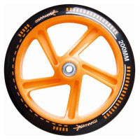 Muuwmi Aluminium Scooter skrejritenis 200 mm, melns/oranžs - AU 116