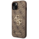 Guess GUHCP15S4GMGBR iPhone 15 6.1" brown/brown hardcase 4G Big Metal Logo