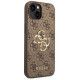 Guess GUHCP15S4GMGBR iPhone 15 6.1" brown/brown hardcase 4G Big Metal Logo