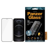 Panzerglass E2E Super+ Microfracture antibacterial tempered glass for iPhone 12 / 12 Pro - with black frame