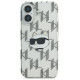 Karl Lagerfeld IML Choupette Head Electroplated iPhone 16 Case - Clear