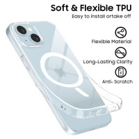 Tech-Protect FlexAir MagSafe iPhone 15 Case - Clear