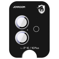 Joyroom JR-MFY0256 Glass Screen Protector for iPhone 16/16 Plus Lenses - Silver