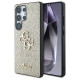 Guess Fixed Glitter Big 4G Metal Logo case for Samsung Galaxy S25 Ultra gold