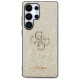 Guess Fixed Glitter Big 4G Metal Logo case for Samsung Galaxy S25 Ultra gold