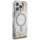 Guess HC Resin Bottom Glitter MagSafe case for iPhone 16 Pro Max - gold