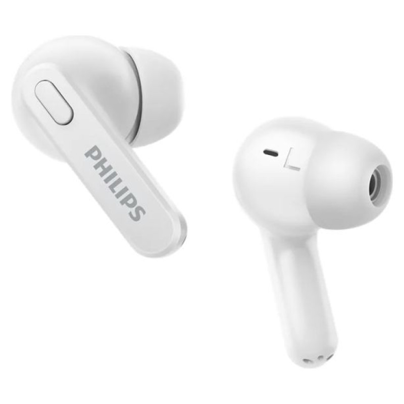 Philips in-ear true bezvadu austiņas ar portatīvo uzlādes ietvaru, baltas - TAT2206WT/00